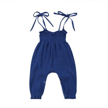 Load image into Gallery viewer, 2019 Summer Kids Toddler Baby Girls Sleeveless Bandage Rompers Jumpsuit Overalls Infant Girls Cotton Playsuit Clothes Outfits