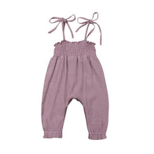 Load image into Gallery viewer, 2019 Summer Kids Toddler Baby Girls Sleeveless Bandage Rompers Jumpsuit Overalls Infant Girls Cotton Playsuit Clothes Outfits
