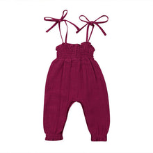 Load image into Gallery viewer, 2019 Summer Kids Toddler Baby Girls Sleeveless Bandage Rompers Jumpsuit Overalls Infant Girls Cotton Playsuit Clothes Outfits