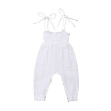 Load image into Gallery viewer, 2019 Summer Kids Toddler Baby Girls Sleeveless Bandage Rompers Jumpsuit Overalls Infant Girls Cotton Playsuit Clothes Outfits