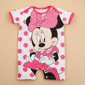 Mickey Baby Rompers Disney Infant Jumpsuits Outfits Newborn Baby Girl Clothes Boy Clothing Roupas Bebe Minnie Kids Clothing