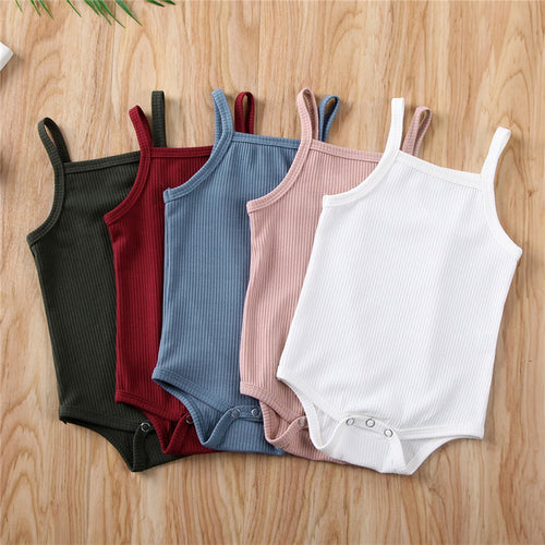 Baby Rompers Summer New 2020 Sleeveless Cotton Newborn Clothes For Boys Girls Sleeveless Romeprs Jumpsuit Infant Clothing