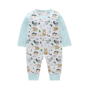 New Newborn Baby clothes Boys Girls Rompers cute Animal Printed Long Sleeve Winter Cotton Kid Jumpsuit Playsuit Outfits Clothing