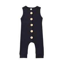 Load image into Gallery viewer, Newborn Baby Boy Girl Knitting Cotton Navy Blue Wine Red White Sleeveless Romper Clothes Outfits T-Shirt Long Pants And Hat 3Pcs